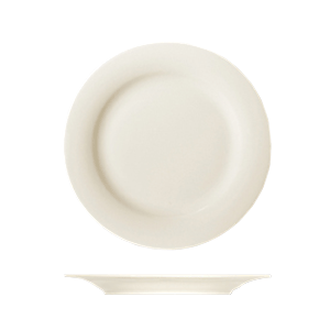 Тарелка пирожковая «Рафинез»; материал: фарфор; диаметр=16, высота=1.6 см.; слоновая кость
