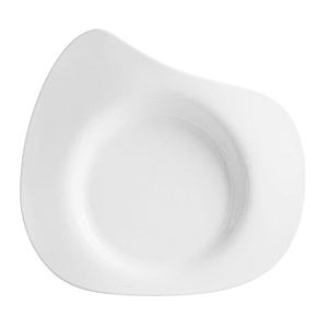Тарелка «Дивинити»; материал: фарфор; диаметр=14 см.; белый