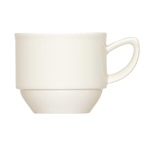 Чашка чайная «Рафинез»; материал: фарфор; 180 мл; слоновая кость