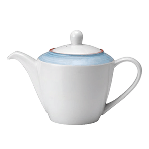 Чайник «Рио Блю»; материал: фарфор; 310 мл; белый,синий