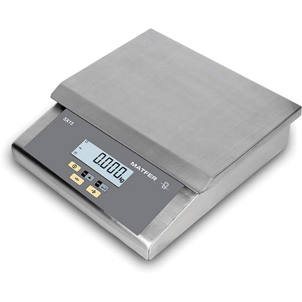 Весы электронные SX15 15кг; сталь нержавеющая