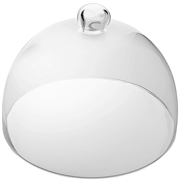 Крышка для тортовницы «Сан Марко»; стекло; диаметр=23, высота=18см.