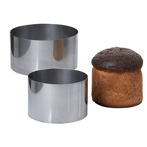 Кольцо кондитерское; сталь нержавеющая; диаметр=180, высота=120 мм
