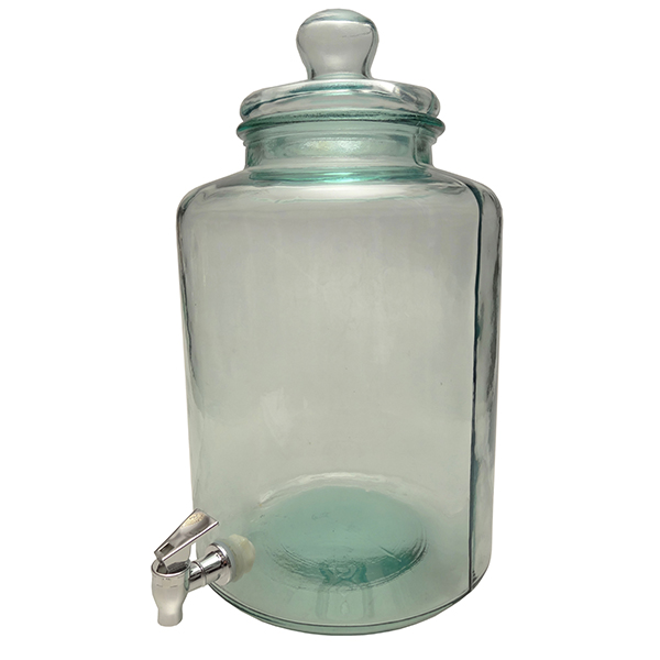 Лимонадник (банка-емкость с краном); стекло; 12.5л; H=45см; прозрачный