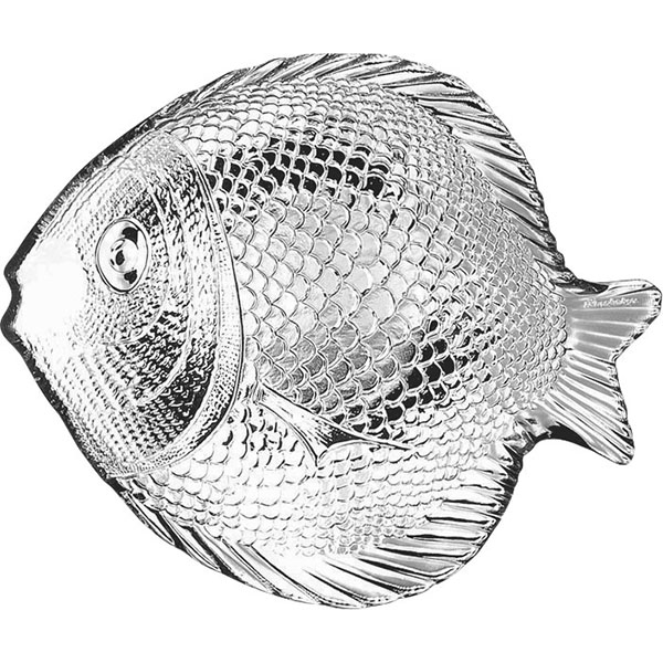 Блюдо-рыба «Марин»  стекло  H=28,L=198,B=158мм Pasabahce - завод ”Бор”