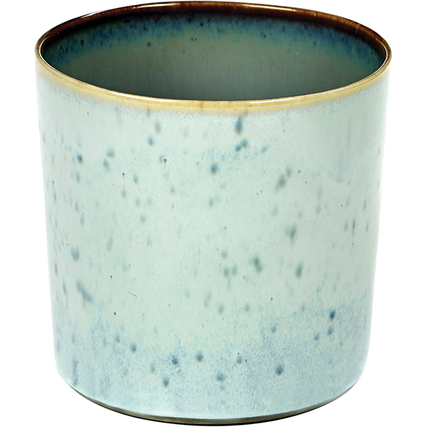 Салатник «Цилиндр»; керамика; D=7.5,H=7.5см; голубой,серый
