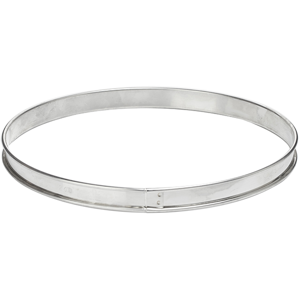 Кольцо кондитерское; сталь нержавеющая; диаметр=340, высота=20 мм; металлический