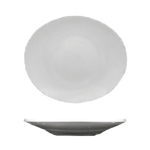 Тарелка овальная для стейка «Рита»; фарфор; L=30.5см