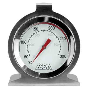 Термометр для духовки  сталь  диаметр=6, ширина=1.5 см. ILSA