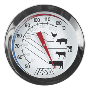 Термометр для мяса  сталь  длина=11.3 см. ILSA