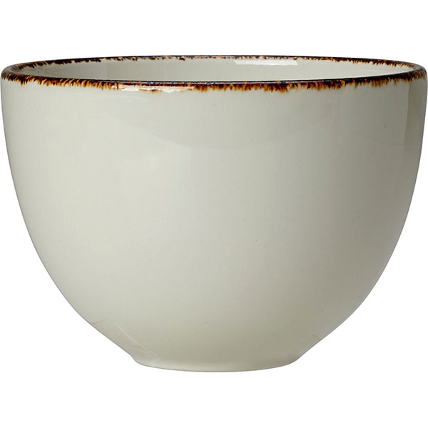 Бульонная чашка «Браун дэппл»; фарфор; 455мл; белый, коричневый 