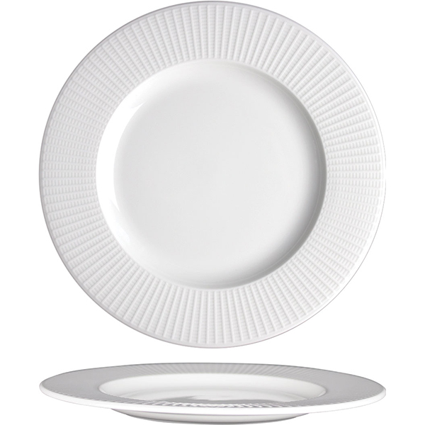 Тарелка пирожковая «Уиллоу»; фарфор; D=15.8см; белый