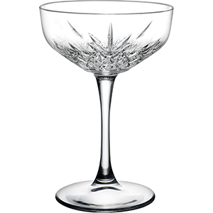 Шампанское-блюдце «Таймлесс»; стекло; 255мл; D=10.8,H=15.7см
