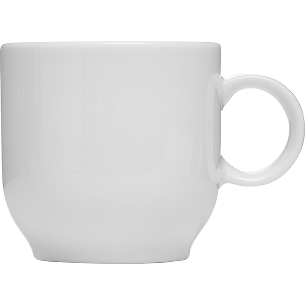 Чашка кофейная «Нами»; фарфор; 180мл; белый