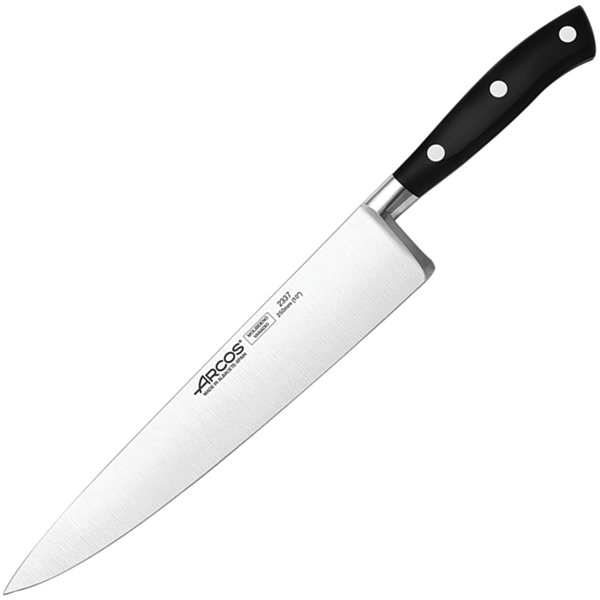 Нож поварской «Ривьера»; сталь нержавеющая,полиоксиметилен; L=25см
