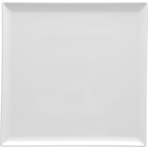 Тарелка квадратная «Анкара»; фарфор; L=25.5,B=25.5см; белый