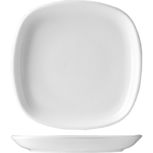 Тарелка квадратная «Капри»  материал: фарфор  высота=3, длина=25, ширина=25 см. Tognana