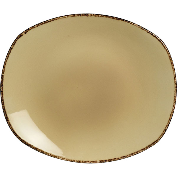 Тарелка мелкая овальная «Террамеса вит»  материал: фарфор  высота=25, длина=260, ширина=230 мм Steelite