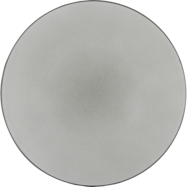 Тарелка мелкая «Экинокс»; фарфор; D=28,H=3.3см; серый