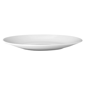 Тарелка «Монако Вайт»; материал: фарфор; диаметр=255, высота=35 мм; белый