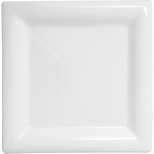 Тарелка квадратная «Кунстверк»; материал: фарфор; высота=2, длина=26, ширина=26 см.; белый