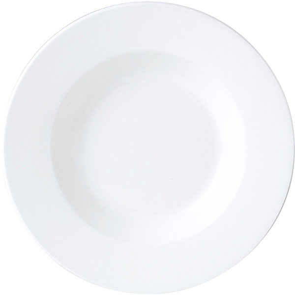 Тарелка для пасты «Симплисити Вайт»; материал: фарфор; 350 мл; диаметр=27, высота=5 см.; белый