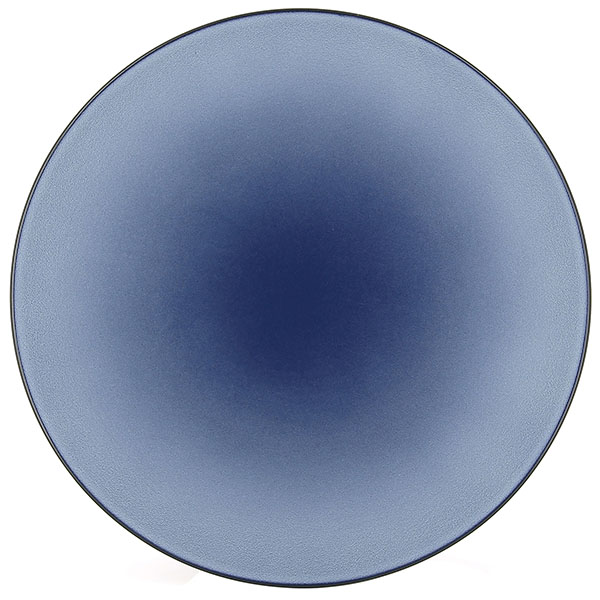 Тарелка мелкая «Экинокс»; фарфор; D=31,L=3.5см; синий