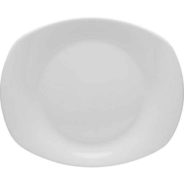 Тарелка  мелкая «Авокадо»; фарфор; D=23см; белый