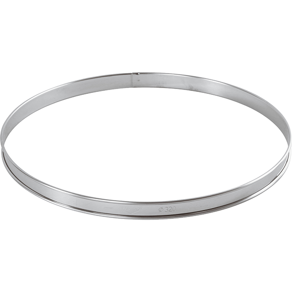 Кольцо кондитерское; сталь нержавеющая; диаметр=320, высота=20 мм; металлический