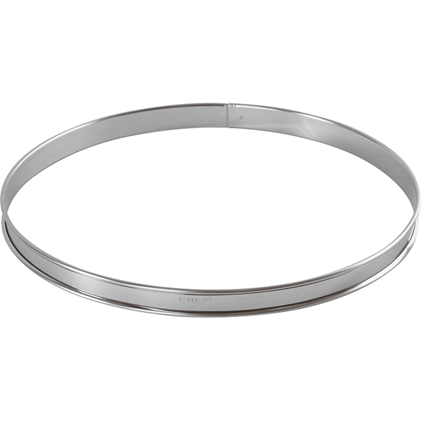 Кольцо кондитерское; сталь нержавеющая; диаметр=280, высота=20 мм; металлический