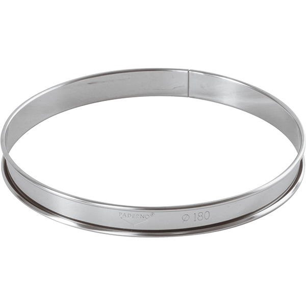 Кольцо кондитерское  сталь нержавеющая  диаметр=180, высота=20 мм Paderno
