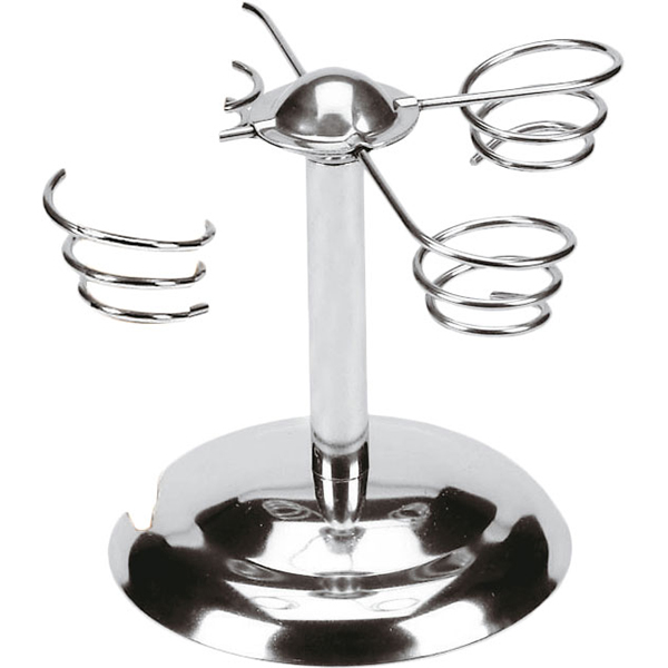 Держатель для вафельных стаканчиков; сталь нержавеющая; диаметр=13, высота=11.5, ширина=13 см.; металлический