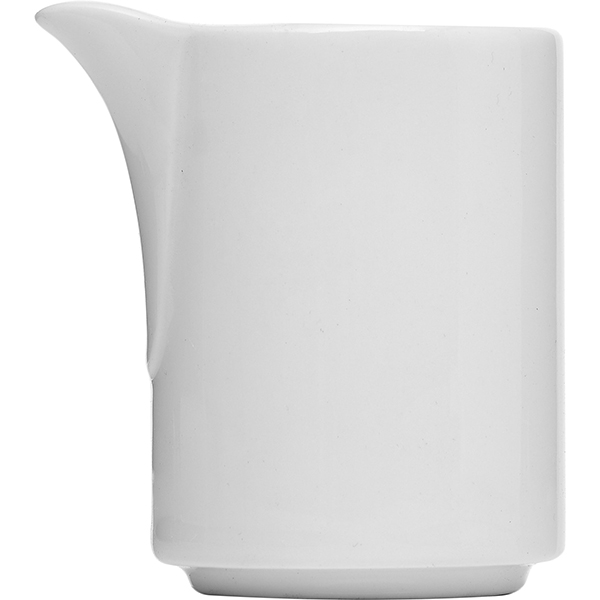 Молочник «Монако Вайт»; материал: фарфор; 85 мл; высота=75, длина=68, ширина=40 мм; белый