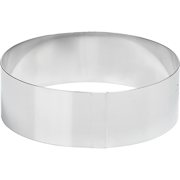 Кольцо кондитерское  сталь нержавеющая  диаметр=140, высота=45 мм Paderno