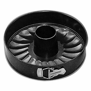 Форма кондитерская; антипригарное покрытие; диаметр=24, высота=7 см.; цвет: черный,металлический