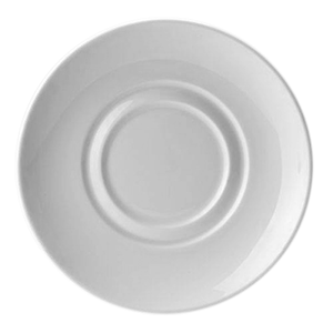 Блюдце «Лив»; материал: фарфор; диаметр=16.5 см.; белый