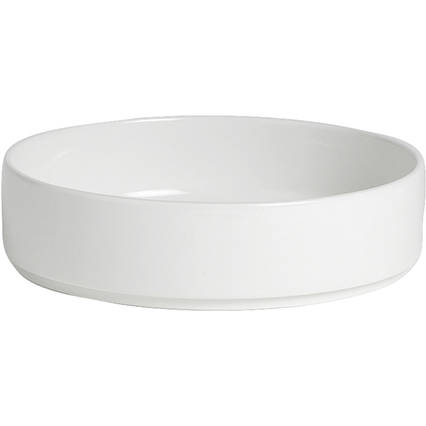 Салатник «Тэйст вайт»; материал: фарфор; 1.2л; диаметр=205, высота=55 мм; белый