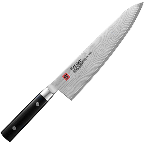 Нож кухонный ”Шеф” «Касуми»; сталь, пластик; высота=1.9, длина=24/13, ширина=2 см.; металлический, цвет: черный
