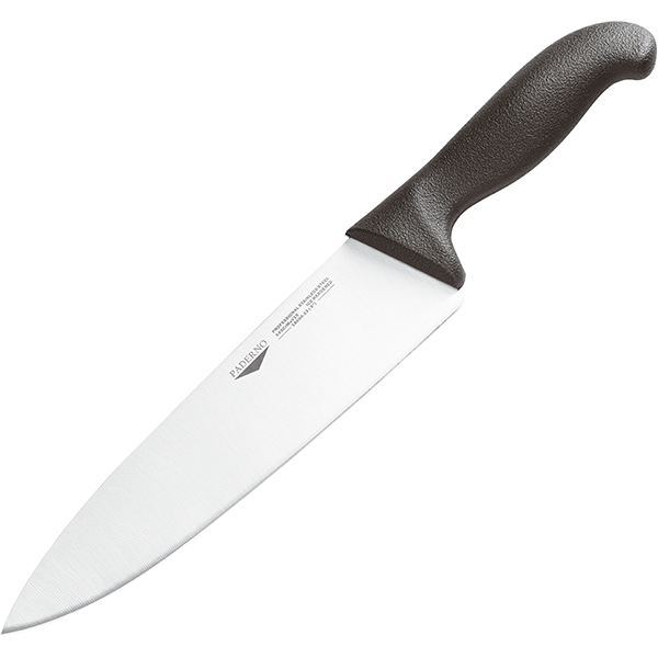 Нож поварской  сталь, пластик  длина=38/23, ширина=5 см. Paderno