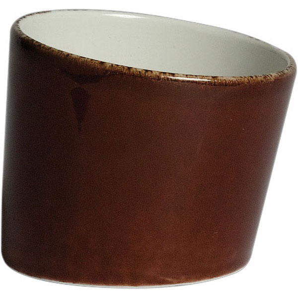 Салатник «Террамеса мокка»; материал: фарфор; 250 мл; диаметр=8, высота=7.5 см.; темно-коричневая