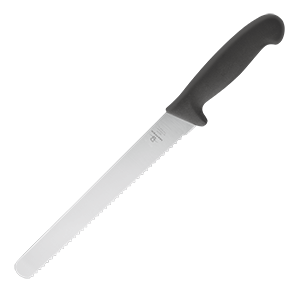 Нож для хлеба; длина=25 см.