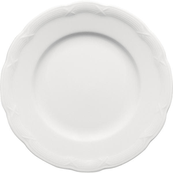 Тарелка мелкая «Штутгарт»; материал: фарфор; диаметр=17.2, высота=1.5 см.; белый