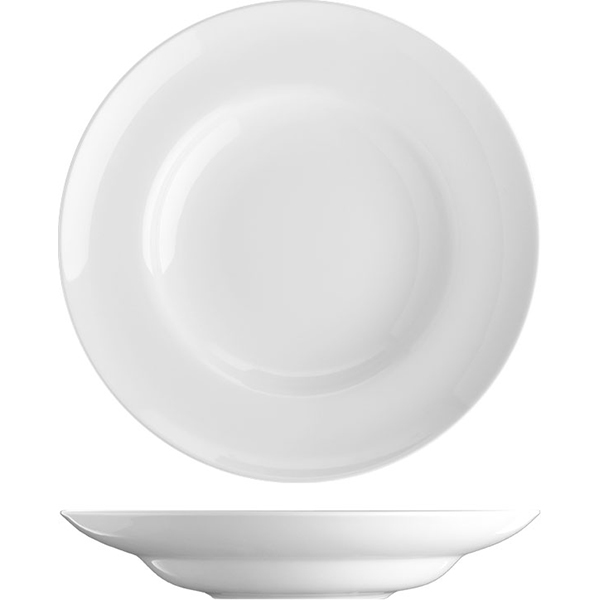 Тарелка для пасты «Бэйсик»; материал: фарфор; диаметр=29 см.; белый
