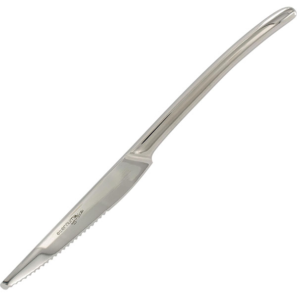 Нож для стейка «Аляска»; сталь нержавеющая; длина=230/110, ширина=4 мм; металлический