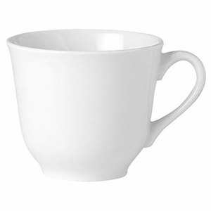 Чашка чайная «Симплисити Вайт»; материал: фарфор; 220 мл; диаметр=85, высота=80, длина=105 мм; белый