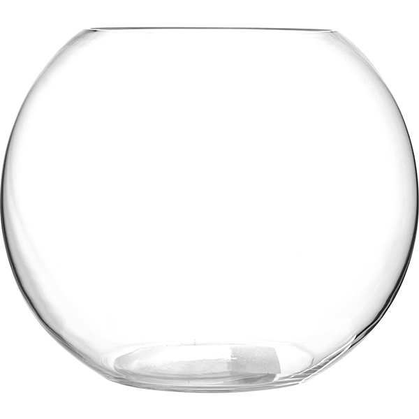 Ваза-шар  стекло  диаметр=30, высота=24, ширина=19 см. Неман