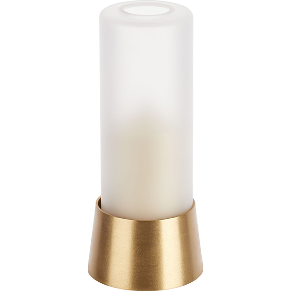 Светильник «Коко»; сталь,стекло; диаметр=76, высота=178 мм; цвет: золотой,матовый