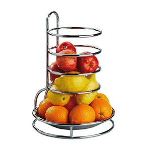 Этажерка для фруктов диаметр=27,5 см.; сталь нержавеющая; высота=32 см.
