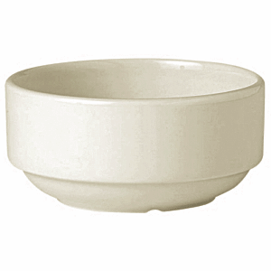 Супница, Бульонница (бульонная чашка) «Айвори Монте Карло»; материал: фарфор; 285 мл; диаметр=11, высота=6 см.; слоновая кость