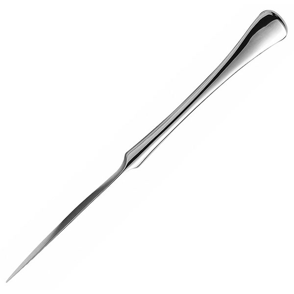Нож десертный с ручкой моноблок «Диаз»; сталь нержавеющая; длина=190/85, ширина=2 мм; металлический